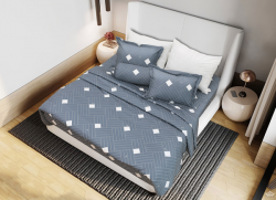 Chăn ga gối Sông Hồng Basic cotton BC21035