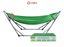 Bộ lưới võng thư giãn Olympia cỡ đại rộng 60cm (kèm gối thư giãn)