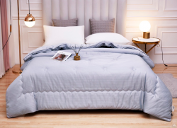 Ruột chăn tơ tằm cao cấp Yuki 200x230 màu xám
