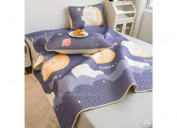 Chiếu điều hòa cao su non đa sắc tím than