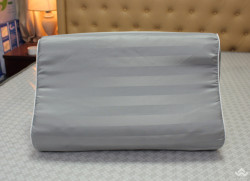 Vỏ gối Olympia contour cotton lụa sọc 3cm 40x60cm