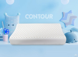 Gối cao su Olympia Contour lượn sóng trẻ em 30x50
