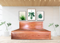 Giường gỗ hương đá G-GHĐ01