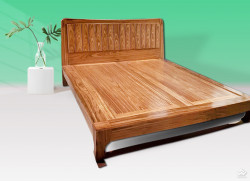 Giường gỗ hương xám G-GHX03