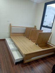 Giường gỗ công nghiệp G-GCNMDF01