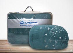 Chăn lông cừu xuất khẩu Olympia Bồ Công Anh màu xanh