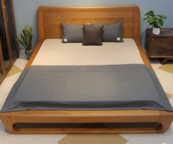 Giường gỗ gõ G-GG02