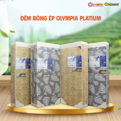 Đệm bông ép Olympia Platium (Lõi tinh khiết) (bán chạy nhất Đệm Xanh từ năm 22->24