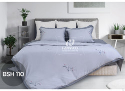 Chăn ga gối  Hanvico thêu Blue Sky – BSH110