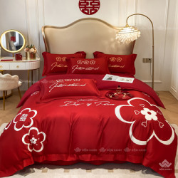 Chăn ga gối cưới mã 03