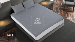 Chiếu điều hòa Hanvico 5D màu xám