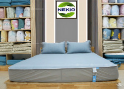 Chiếu điều hòa Nhật Bản Nekio Viscose màu xanh