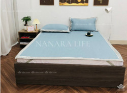Chiếu mát sợi băng Nanara màu xanh