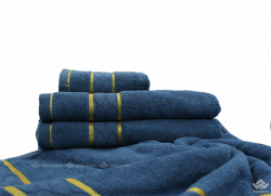 Khăn tắm Olympia Premium Gold Line 70x140cm màu xanh