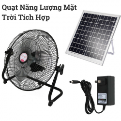 Quạt năng lượng mặt trời chân quỳ 