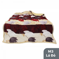 Chăn lông cừu Normal mã 03 Lá đỏ