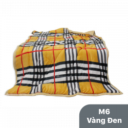 Chăn lông cừu Normal mã 06 Vàng đen