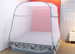 Màn chụp Olympia Mina 2 cửa đỉnh vuông hươu xám