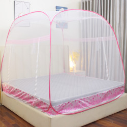 Màn chụp Olympia Mina 2 cửa đỉnh vuông màu hồng