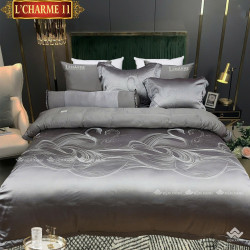 Chăn ga gối Singapore Pyeoda LCHARME gấm 7 món mã 11