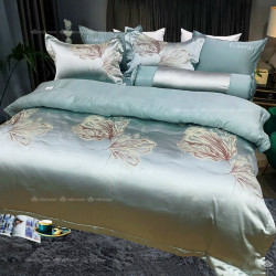 Chăn ga gối Singapore Pyeoda LCHARME gấm 7 món PL13