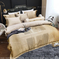Chăn ga gối Singapore Pyeoda LCHARME gấm 7 món PL23
