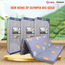 Đệm bông ép Olympia Big Gold (lõi bông tinh khiết - bảo hành 5 năm)