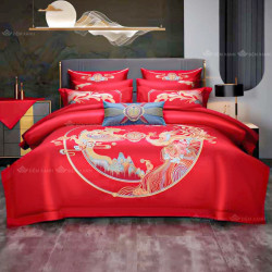 Bộ chăn ga gối Singapore King Luxury KL2404