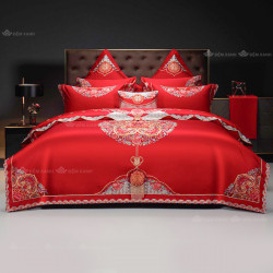Bộ chăn ga gối Singapore King Luxury KL2413