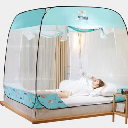 Màn chụp cao cấp nhập khẩu 2 cửa đỉnh to hình Cầu vồng