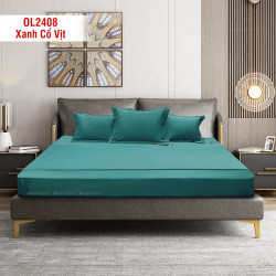 Vỏ chăn đông Olympia Lucas OL2408 xanh cổ vịt