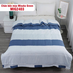 Chăn bốn mùa Misuko Green MIG2403