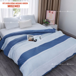 Vỏ chăn đông Nhật Bản Misuko Green MIG2403