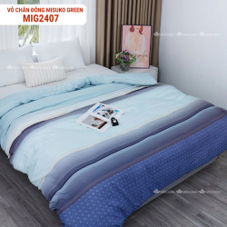 Vỏ chăn đông Nhật Bản Misuko Green MIG2407