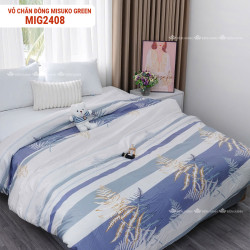 Vỏ chăn đông Nhật Bản Misuko Green MIG2408