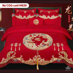 Chăn ga gối cưới mã MS20
