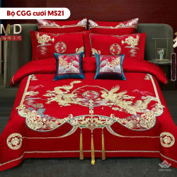 Chăn ga gối cưới mã MS21