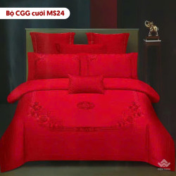 Chăn ga gối cưới mã MS24