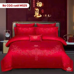 Chăn ga gối cưới mã MS25