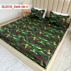 Ga gối chun Olympia Lucas OL2410 xanh rằn ri