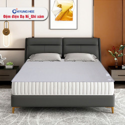Đệm điện Hàn Quốc Kyung Hee dạ nỉ ghi xám