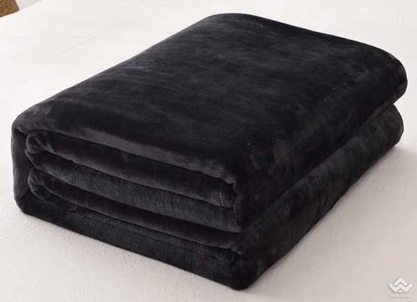 Chăn lông tuyết Blanket 2.5kg màu đen