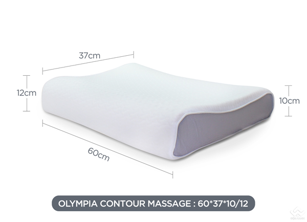 Gối cao su Olympia Contour Massage