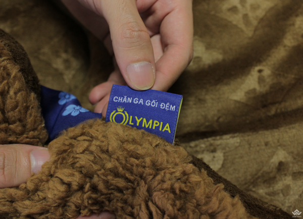 chăn lông cừu xuất khẩu Olympia vân chìm 2