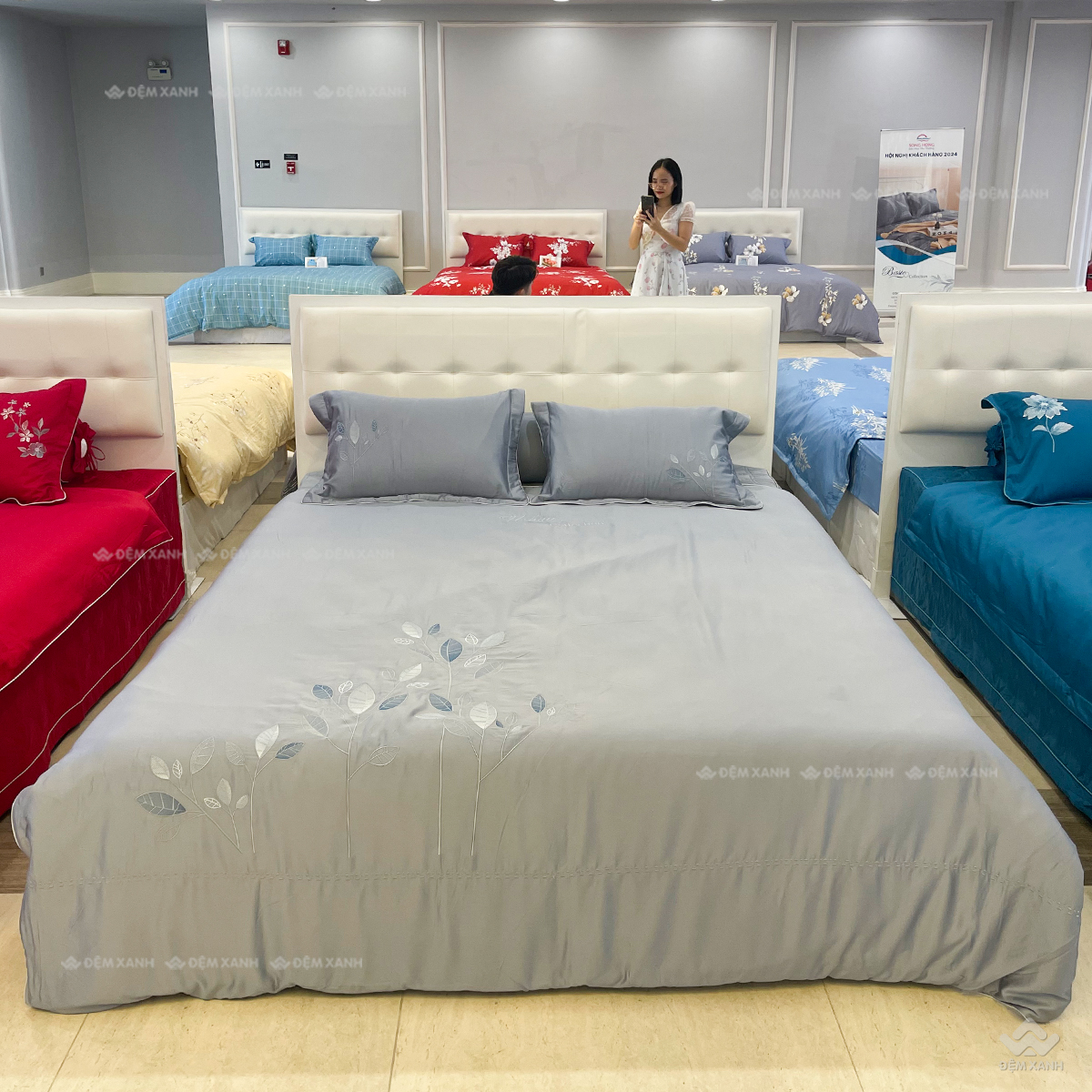 Chăn ga gối sông hồng cao cấp Urban UC24106